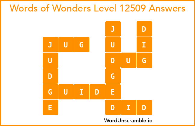 Words of Wonders Level 12509 Answers