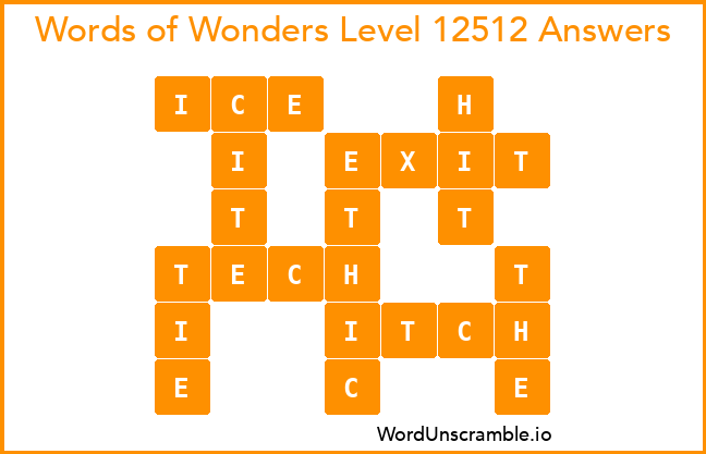Words of Wonders Level 12512 Answers