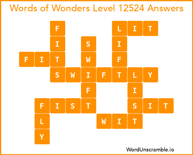 Words of Wonders Level 12524 Answers