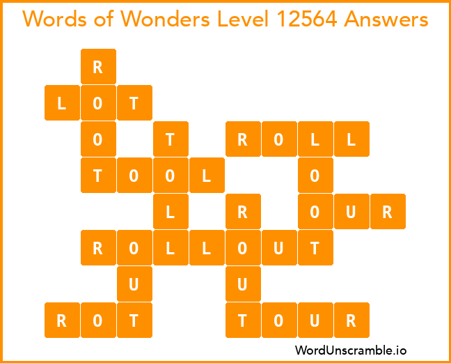 Words of Wonders Level 12564 Answers