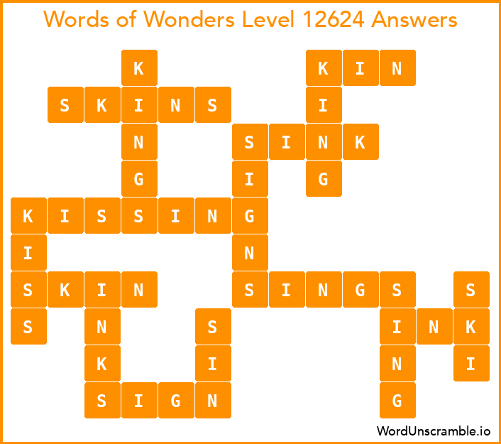 Words of Wonders Level 12624 Answers