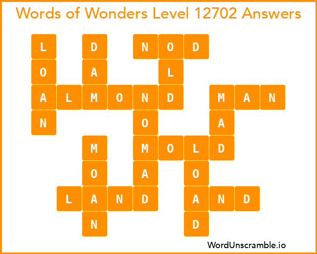 Words of Wonders Level 12702 Answers