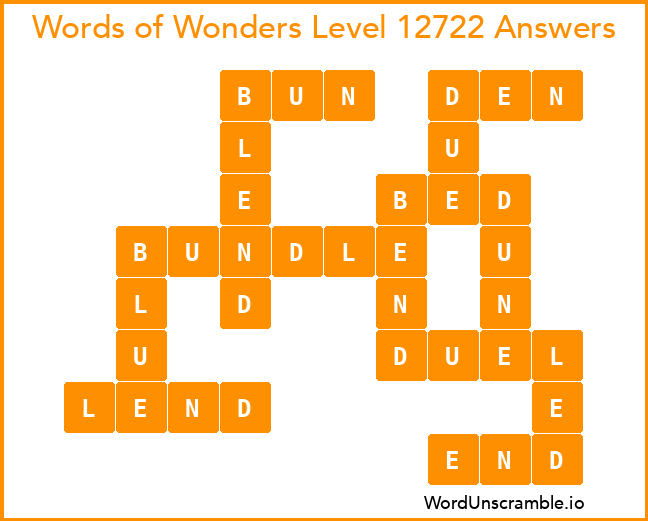 Words of Wonders Level 12722 Answers