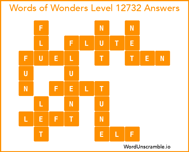 Words of Wonders Level 12732 Answers