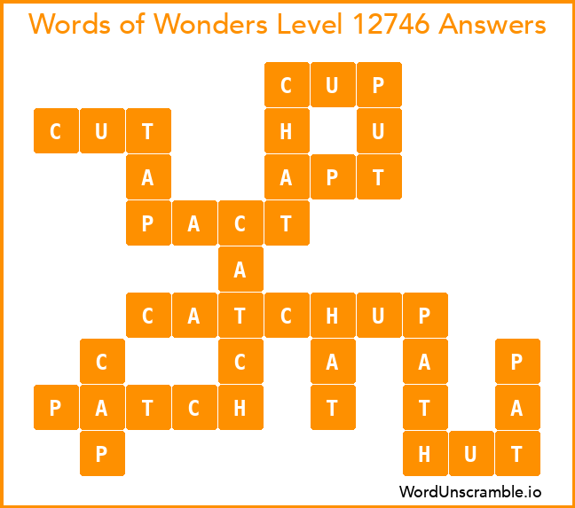 Words of Wonders Level 12746 Answers