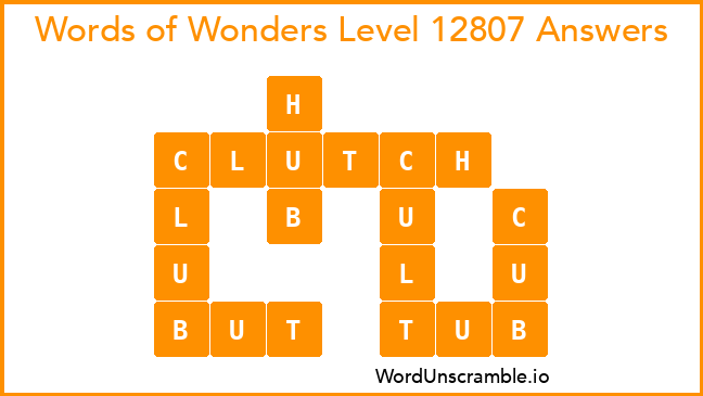 Words of Wonders Level 12807 Answers