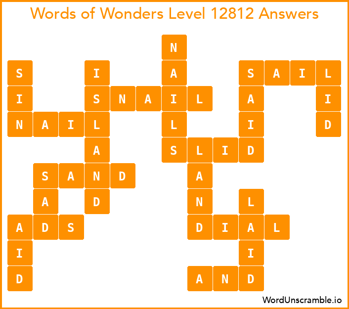 Words of Wonders Level 12812 Answers