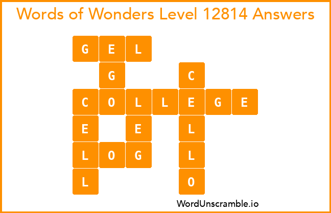 Words of Wonders Level 12814 Answers