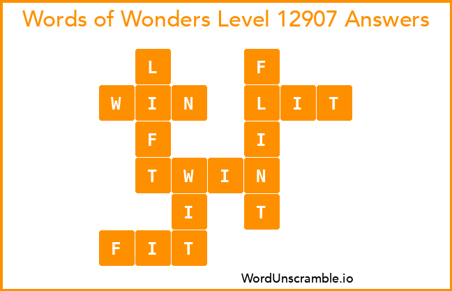Words of Wonders Level 12907 Answers