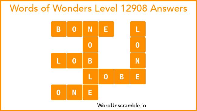 Words of Wonders Level 12908 Answers