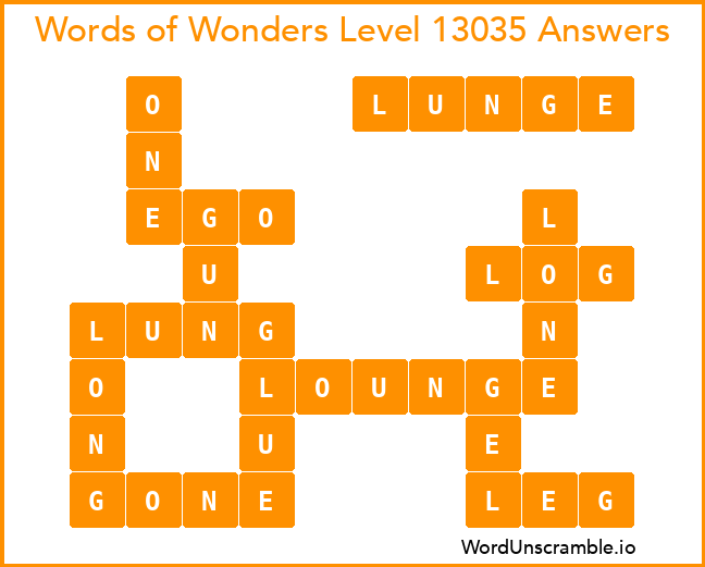 Words of Wonders Level 13035 Answers