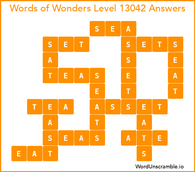 Words of Wonders Level 13042 Answers