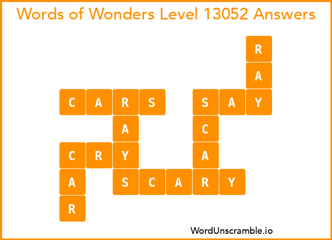 Words of Wonders Level 13052 Answers