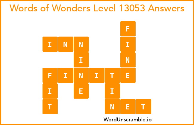 Words of Wonders Level 13053 Answers