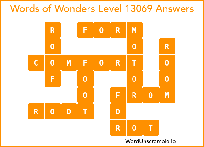 Words of Wonders Level 13069 Answers