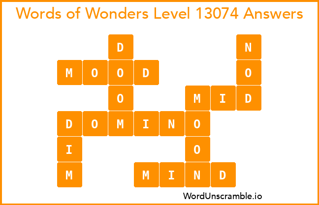 Words of Wonders Level 13074 Answers