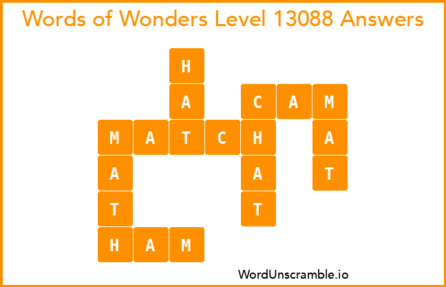 Words of Wonders Level 13088 Answers