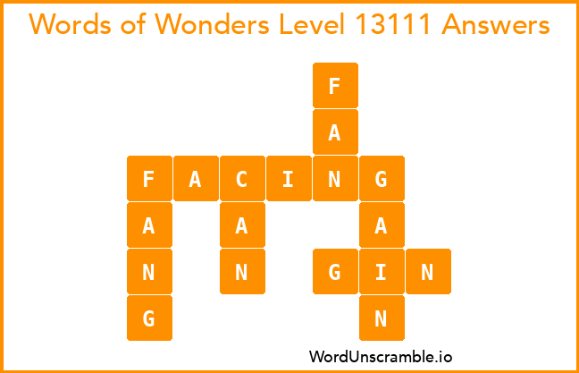 Words of Wonders Level 13111 Answers