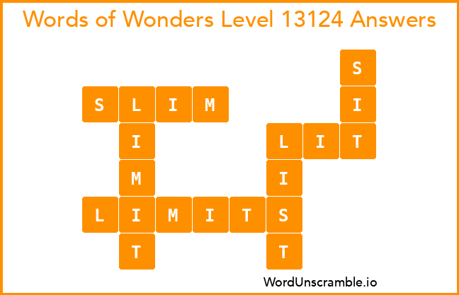 Words of Wonders Level 13124 Answers