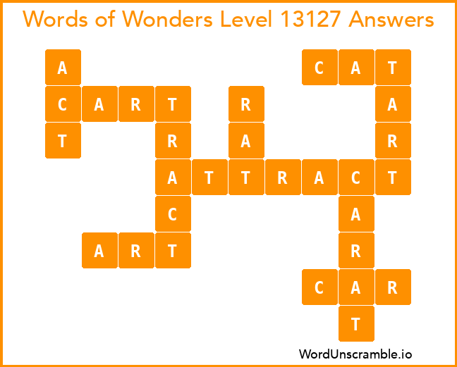 Words of Wonders Level 13127 Answers