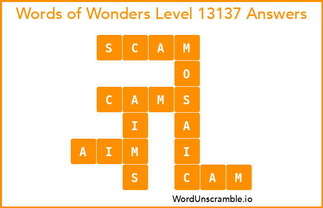 Words of Wonders Level 13137 Answers