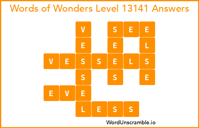 Words of Wonders Level 13141 Answers