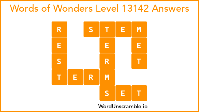 Words of Wonders Level 13142 Answers