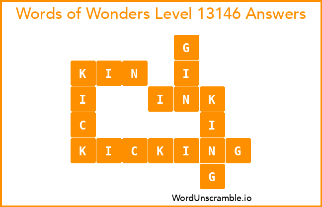 Words of Wonders Level 13146 Answers