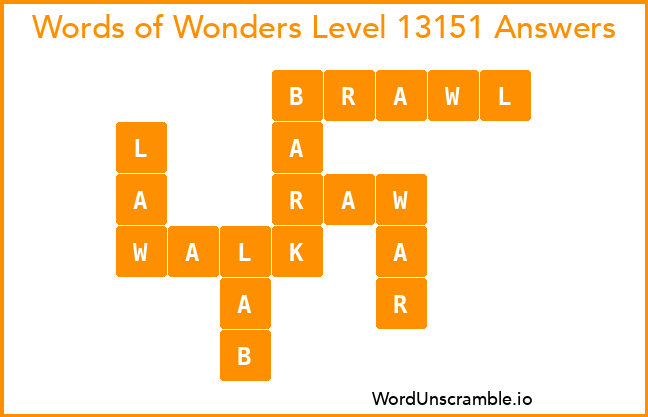 Words of Wonders Level 13151 Answers