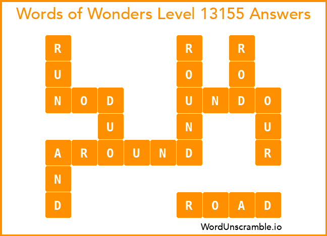 Words of Wonders Level 13155 Answers
