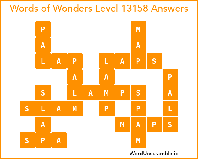 Words of Wonders Level 13158 Answers