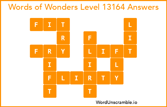 Words of Wonders Level 13164 Answers