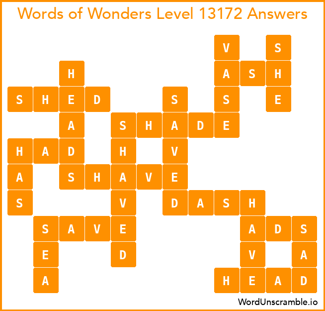 Words of Wonders Level 13172 Answers