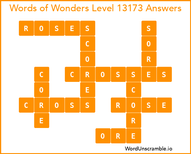 Words of Wonders Level 13173 Answers