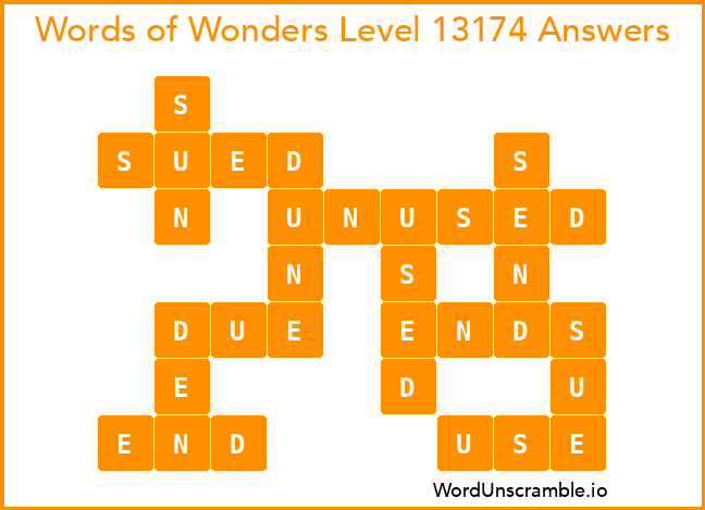 Words of Wonders Level 13174 Answers