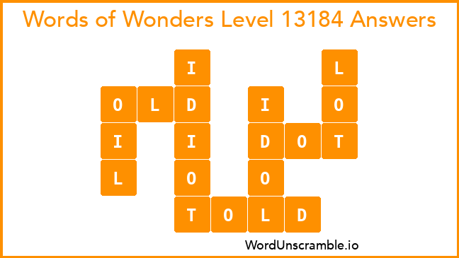 Words of Wonders Level 13184 Answers