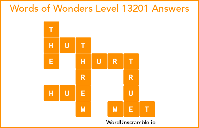 Words of Wonders Level 13201 Answers