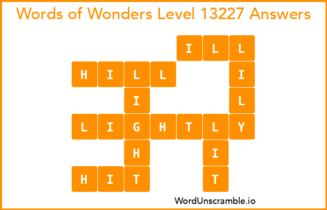 Words of Wonders Level 13227 Answers