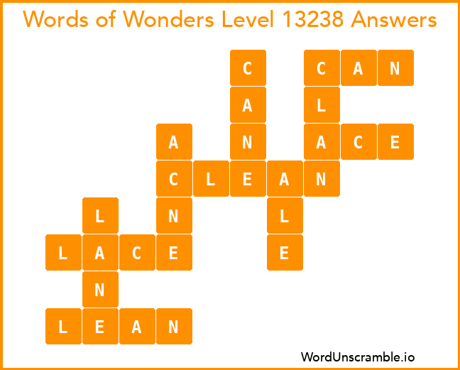 Words of Wonders Level 13238 Answers