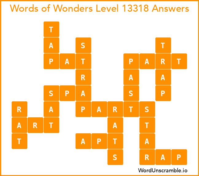 Words of Wonders Level 13318 Answers