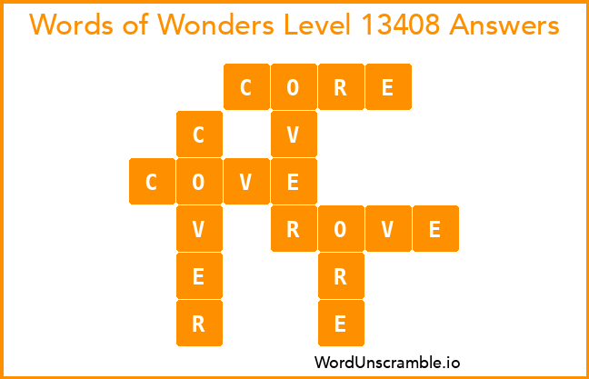 Words of Wonders Level 13408 Answers