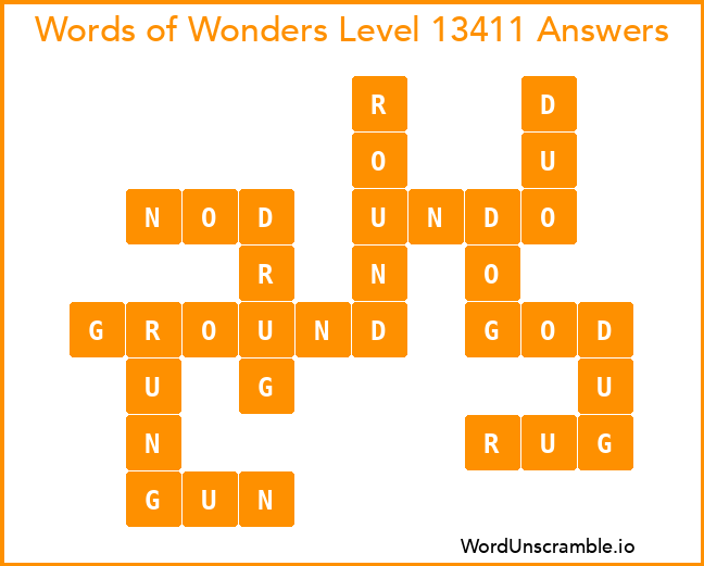 Words of Wonders Level 13411 Answers