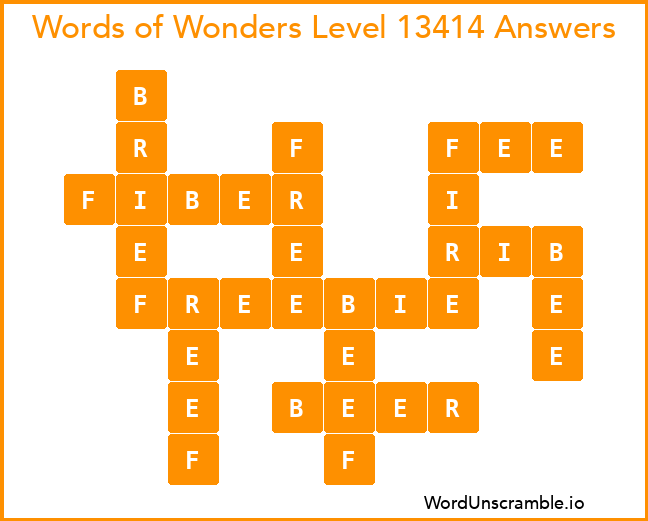 Words of Wonders Level 13414 Answers