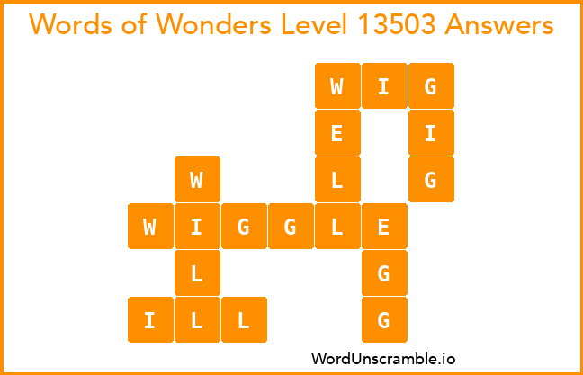 Words of Wonders Level 13503 Answers