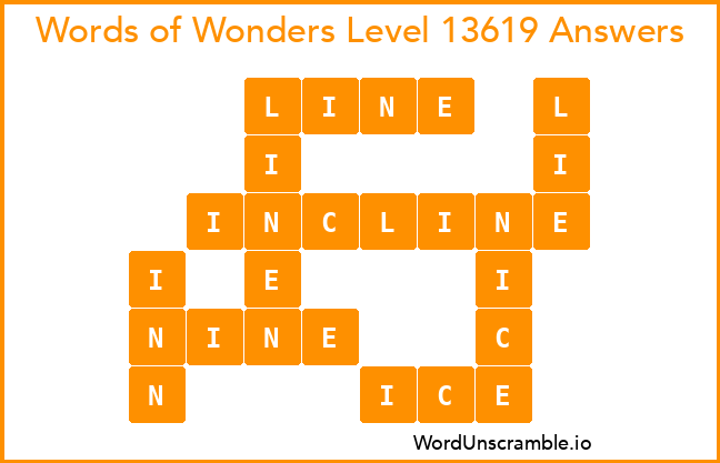 Words of Wonders Level 13619 Answers