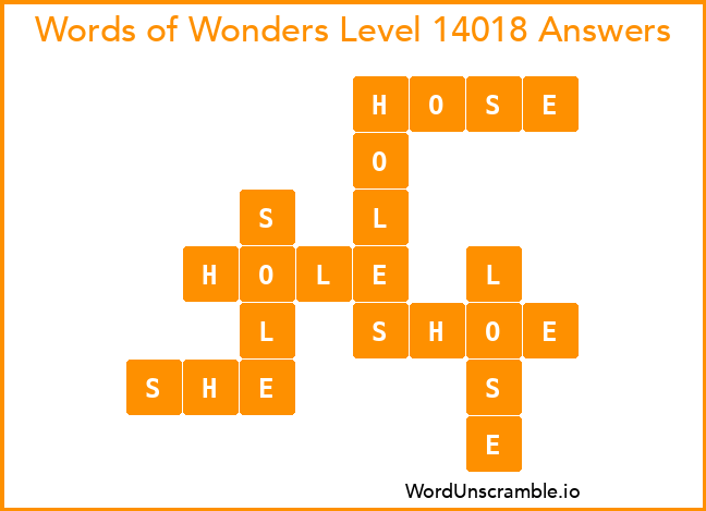 Words of Wonders Level 14018 Answers