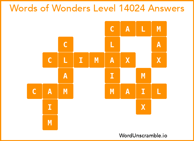 Words of Wonders Level 14024 Answers