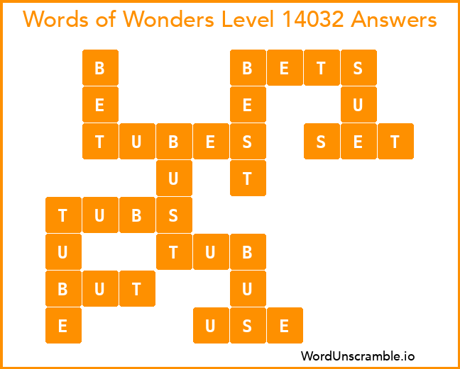 Words of Wonders Level 14032 Answers