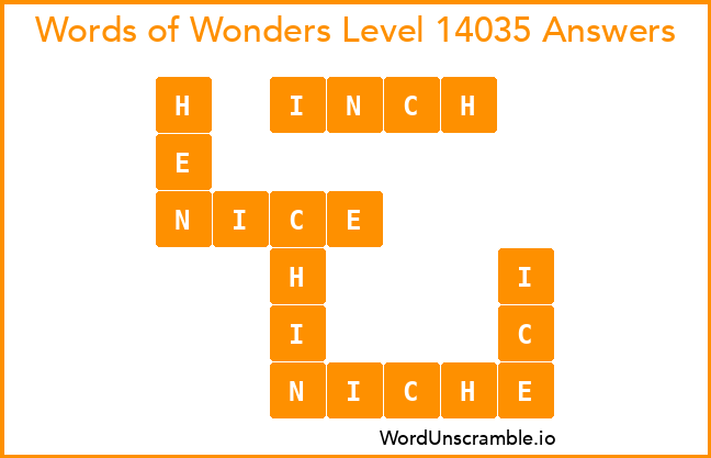 Words of Wonders Level 14035 Answers