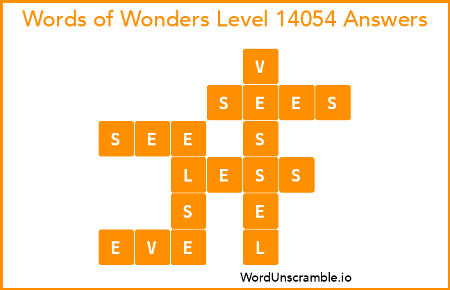 Words of Wonders Level 14054 Answers